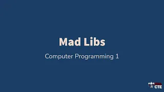 Java Mad Libs