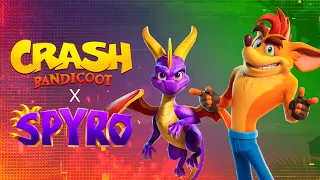 Crash Bandicoot & Spyro x Fortnite - Full Game Walkthrough