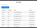 React Task 4 React Contact Keeper App Tutorial Sort Search Contacts with React-Bootstrap