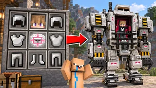 FERIXX DAN CIKO MEMBUAT BAJU ROBOT TERKUAT DI MINECRAFT!!