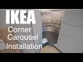 Ikea Corner Carousel Grey Installation