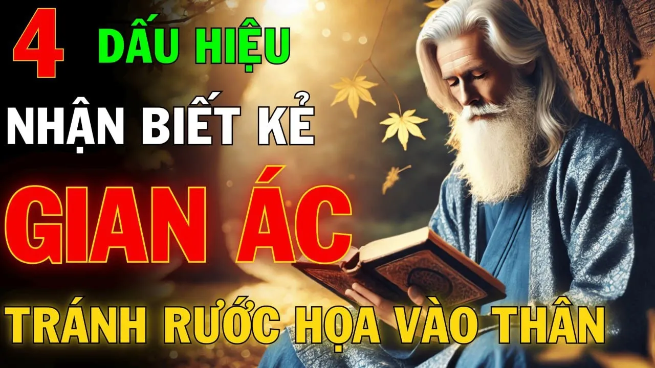 Outline Video 4 Dấu Hiệu Nhận Biết Kẻ SỐNG ÁC - Nhận Biết Để Giữ Cuộc Sống Bình An, Tránh Rước Họa Vào Thân