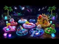 Fall Asleep in a Summer Night Pool 🌴 Mario Deep Sleep Music 🌙 Stop Overthinking & Relax Instantly