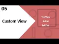 Android tutorial Series - 05 Custom View EditText TextView TextView Malayalam