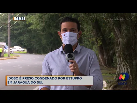 Idoso é preso condenado por estupro em Jaraguá do Sul