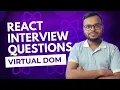 Virtual DOM React Interview Questions
