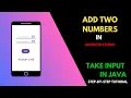 Add Two Numbers in Android Studio Step by Step tutorials for beginners