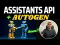 GPTAssistantAgent I created Space Invader Game AutoGen OpenAI Assistants CRAZY Full Tutorial