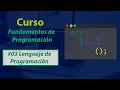 Fundamentos de Programacion Lemguaje de Programacion