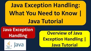 Java Exception Handling What You Need to Know Java Tutorial