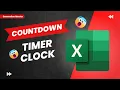 How to Create Awesome Countdown Timer Clock in Microsoft Excel