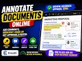 How to Annotate Documents Online Free Document Annotation Tool