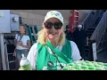 Jason Kelce Kylie Kelce Donna Kelce Ilona Maher celebrity bartending in Sea Isle City