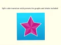 How to do a split cube transiton star presets included for graphs and shake