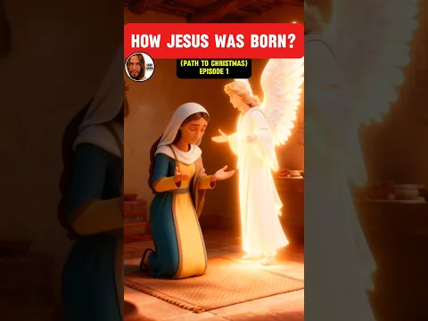 Angel Visits Mary: Annunciation Bible Story #godforgives #jesus #christianshorts