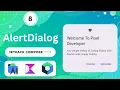 Alert Dialog in Jetpack Compose UI Android Kotlin Android Studio Giraffe