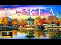 FLYING OVER KOREA (4K UHD) - Relaxing Music With Beautiful Natural Landscapes Film For Relaxation