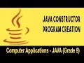 Computer science Introduction to JAVA GUI Java Constructor Program Creation Unit 12 contd