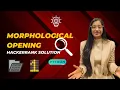 HackerRank Solution Morphological Opening Explained Step-by-Step Guide
