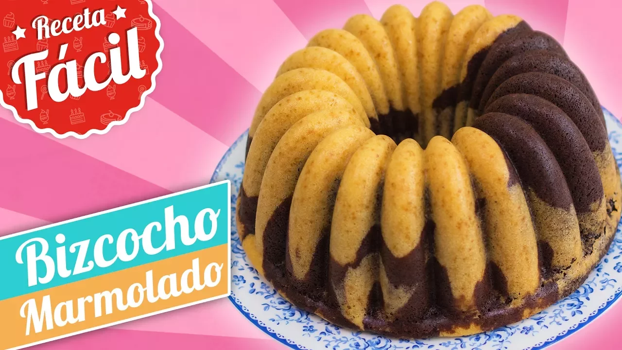 BIZCOCHO MARMOLADO   Receta fcil   Quiero Cupcakes!
