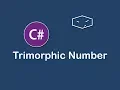 trimorphic number in c