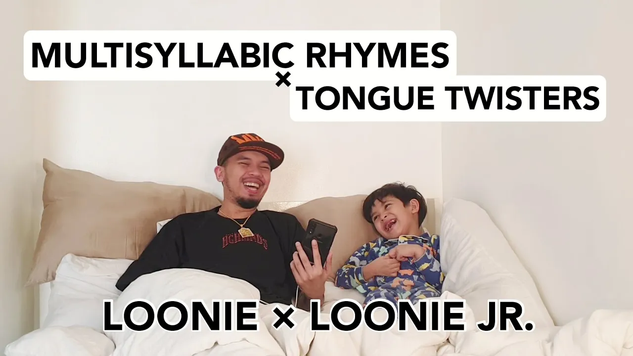 LOONIE × LOONIE JR. | MULTISYLLABIC RHYMES and TONGUE TWISTER Learning Session