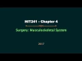 HIT241 Ch 4 - Surgery Musculoskeletal System 2017