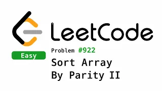 LeetCode 922 Sort Array By Parity II Java Optimal Solution with Time complexity O n