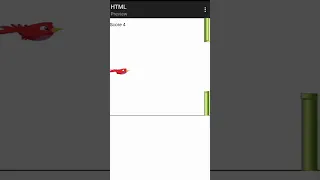 FLAPPY BIRD GAME USING JAVASCRIPT HTML CSS IN MOBILE