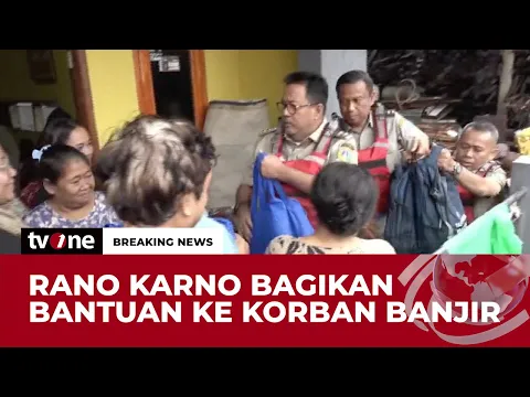 Wakil Gubernur Jakarta Rano Karno, Tinjau Lokasi Banjir & Warga yang Terdampak