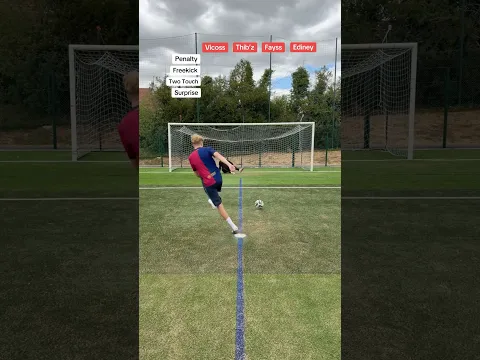 Best 4 shots challenge🔥 #football #footballchallenge