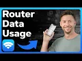 How To Check Router Data Usage