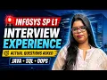 Infosys SP L1 Interview Experience 2026 Actual Questions Asked Java SQL OOPs Coding