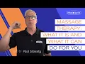Massage Therapy What It Is and What It Can Do for You