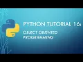 Python Tutorial 16 Object-Oriented Programming Lecture