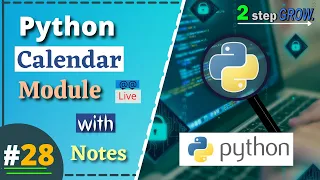 Python Calendar Module python tutorial