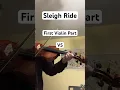 Download Lagu Sleigh Ride: Violin vs Viola #viola
