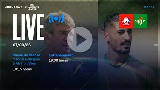 🚨 DIRECTO | Rueda de prensa y último entrenamiento antes del #LOSCRealBetis ⚽💚