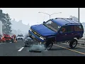 Download Lagu BeamNG Drive - Realistic Car Crashes | Dangerous Driving #10
