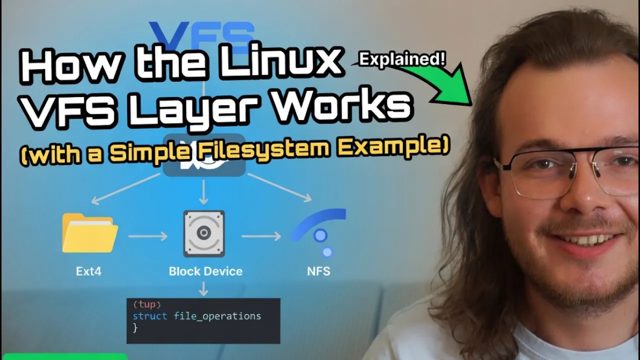 How the Linux VFS Layer Works (with a Simple Filesystem Example)
