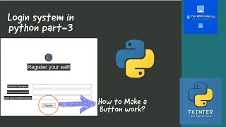 How to make a Tkinter button work Python Adding function to Tkinter window