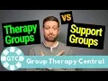 Difference bewtween Therapy Groups and Support Groups Group Therapy Central Nate Page P LP