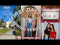 FIRST DAYS OF SPRING SEMESTER freshman year SDSU