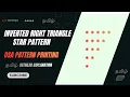 Inverted Right Triangle Star Pattern DSA in Tamil - P03