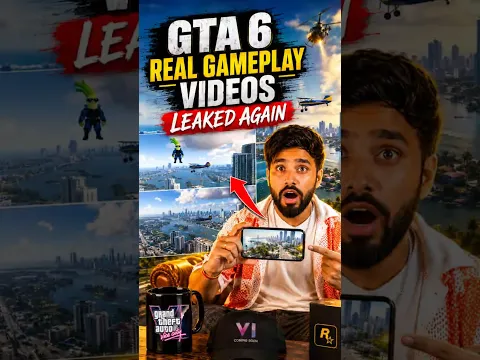 GTA 6 GAMEPLAY VIDEOS LEAKED AGAIN 😱 #shorts #short