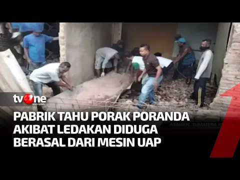 Pabrik Tahu di Asahan Meledak, Tujuh Pekerja Luka-luka