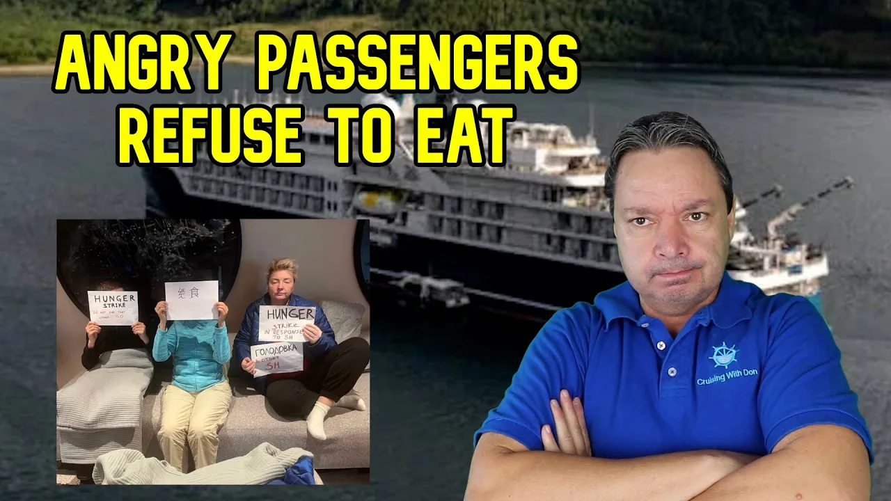 CRUISERS STAGE HUNGER STRIKE AFTER SHIP BREAKS DOWN