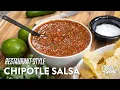 BEST Restaurant Style Chipotle Salsa in 5 Minutes