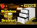 Vevor Stainless Steel Drawers Unboxing - BBQ Kitchen
