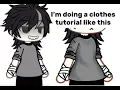 Clothes tutorial gacha clothes shading tut ibispaintx SUPER EASY yorii